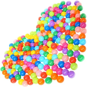 100pcs Ocean Ball Boho Dress with Pockets Children Play Balls Decorative Pits Balls Kids Mini Play Ball Bulk Ball Pit Balls Ball Tent Ball Steak Balle Newborn Babe Puzzle, 5.50X5.50X5.50CM