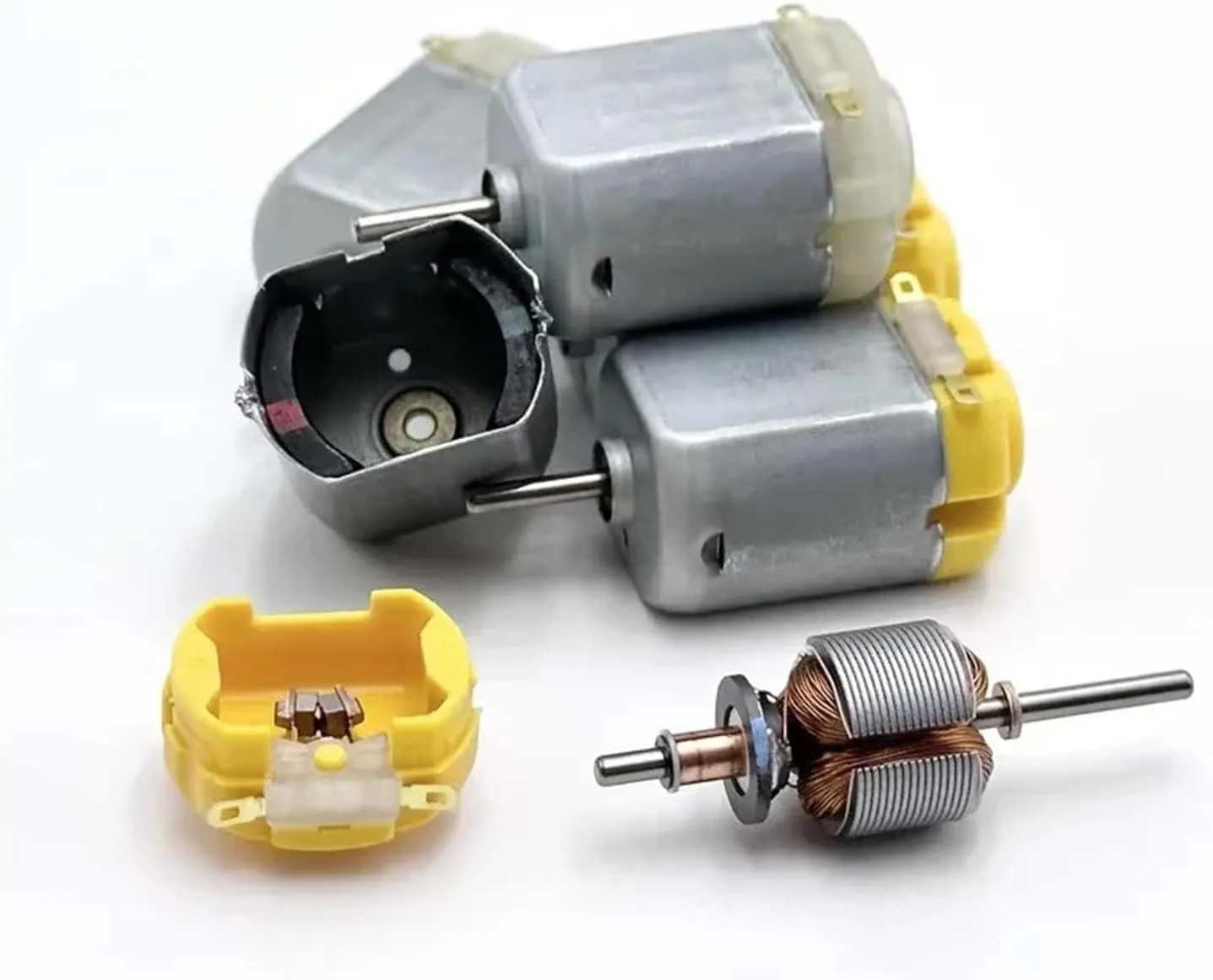 130 Motor DC 3V 3.7V 5V 15500RPM High Speed Carbon Brush Micro 20mm*15mm Electric Motor DIY Hobby Toy RC Car Boat(A (FS-130CN-22100))