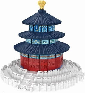 1700Pcs Chinese Architecture Mini Building Blocks Set for Adults - Micro Toy Building Bricks Model Kit - Educational Architecture Model Gift for Kids, Teens, and Adults Age 14 