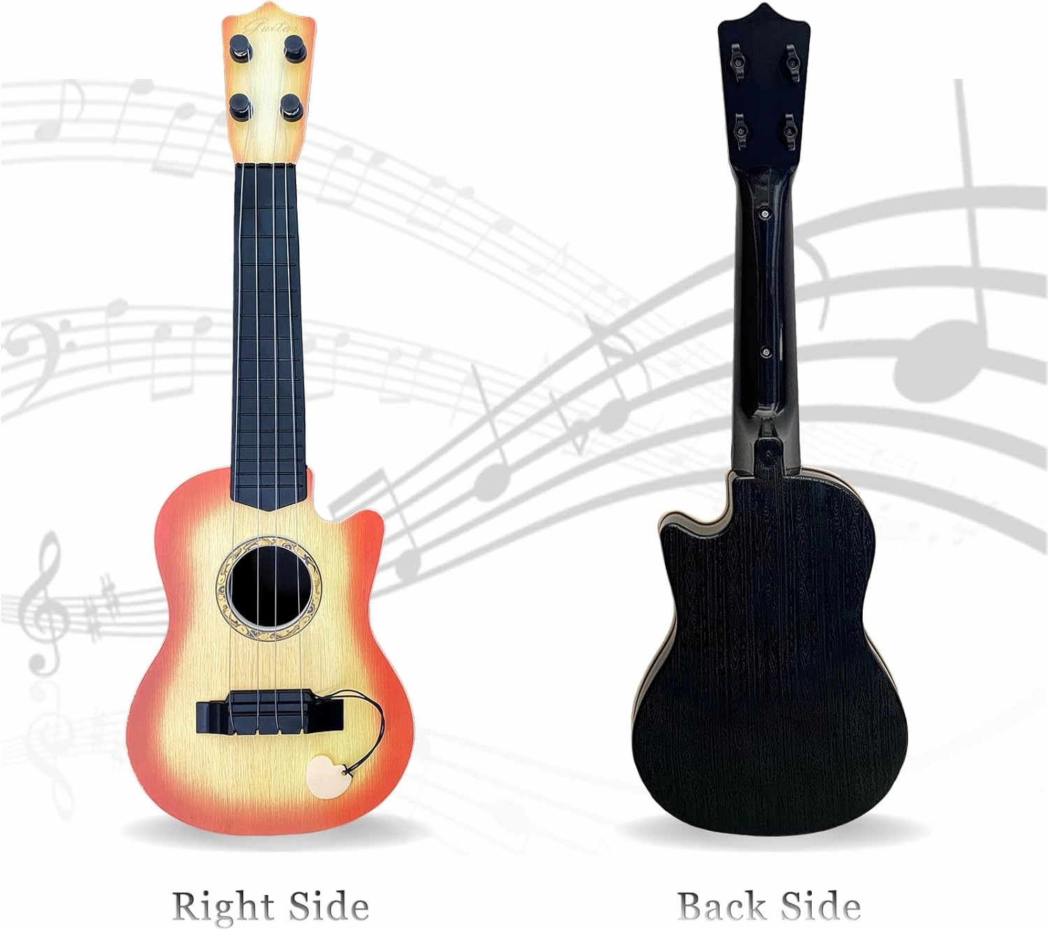 17" Mini Guitar Toy for Kids - 4 String Musical Toys for Toddlers