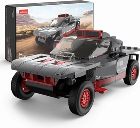 1:30 Model Car Kits for RS Q e-tron, Sports Cars Toys Building Set with 367 Pcs Blocks, Free Wheel, Cool Decorations, Ideas Collectibles Gifts for Boyfriend, Adults, Grey