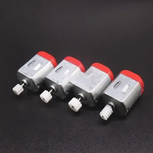 1pcs/4pcs /Micro Mini DC Motor 130 Toy Car Electric Motor DC3V 16500RPM High Speed with Gear for Small Four-wheel Drive Motor - (Speed(RPM): 12 Tooth motor, Voltage(V): 4PCS Motor)