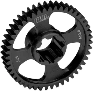 20Cr Carbon Steel Spur Gear 0.8 Module 47 Tooth for Traxxas 1/16 Mini Maxx 4WD RTR Brushless Monster Truck 107154-1 Upgrades