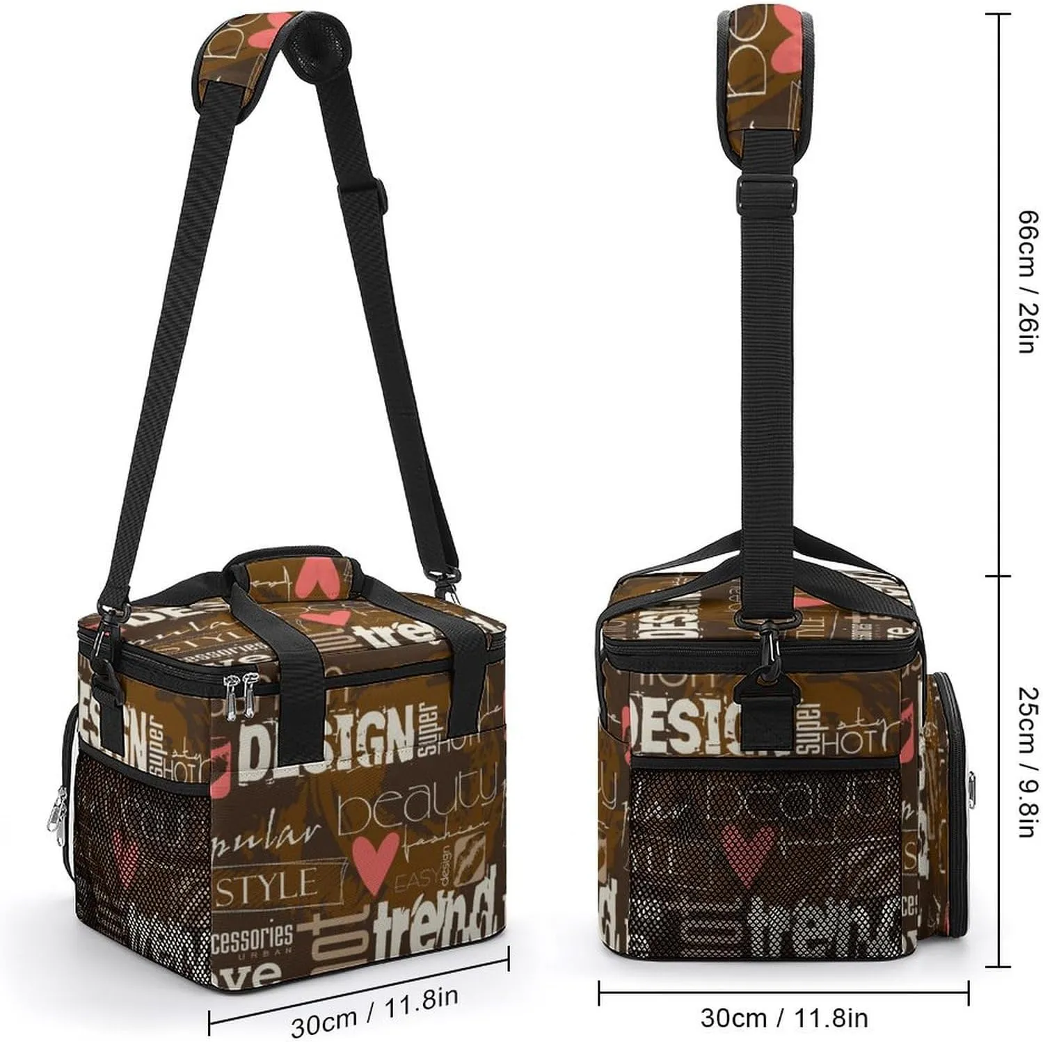 22.5L Waterproof Soft Cooler BagInsulated Lunch Box for Camping Fishing Beach Road Trips