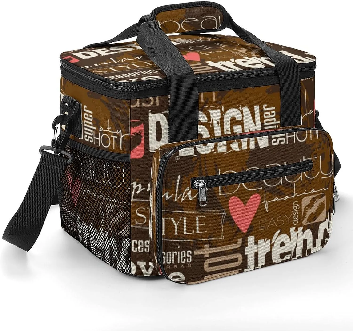 22.5L Waterproof Soft Cooler BagInsulated Lunch Box for Camping Fishing Beach Road Trips