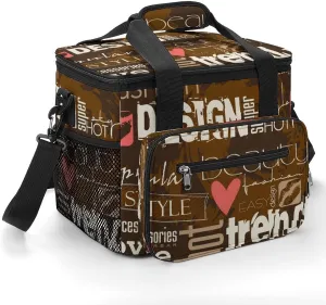22.5L Waterproof Soft Cooler BagInsulated Lunch Box for Camping Fishing Beach Road Trips