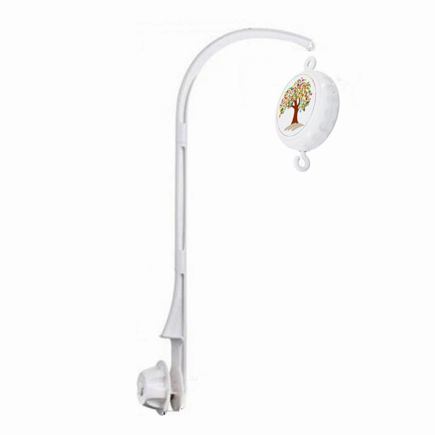 24 Songs Move Music Box Musical Baby Musical Crib Toy for Baby Bells Frame Arm Bracket Battery Operated