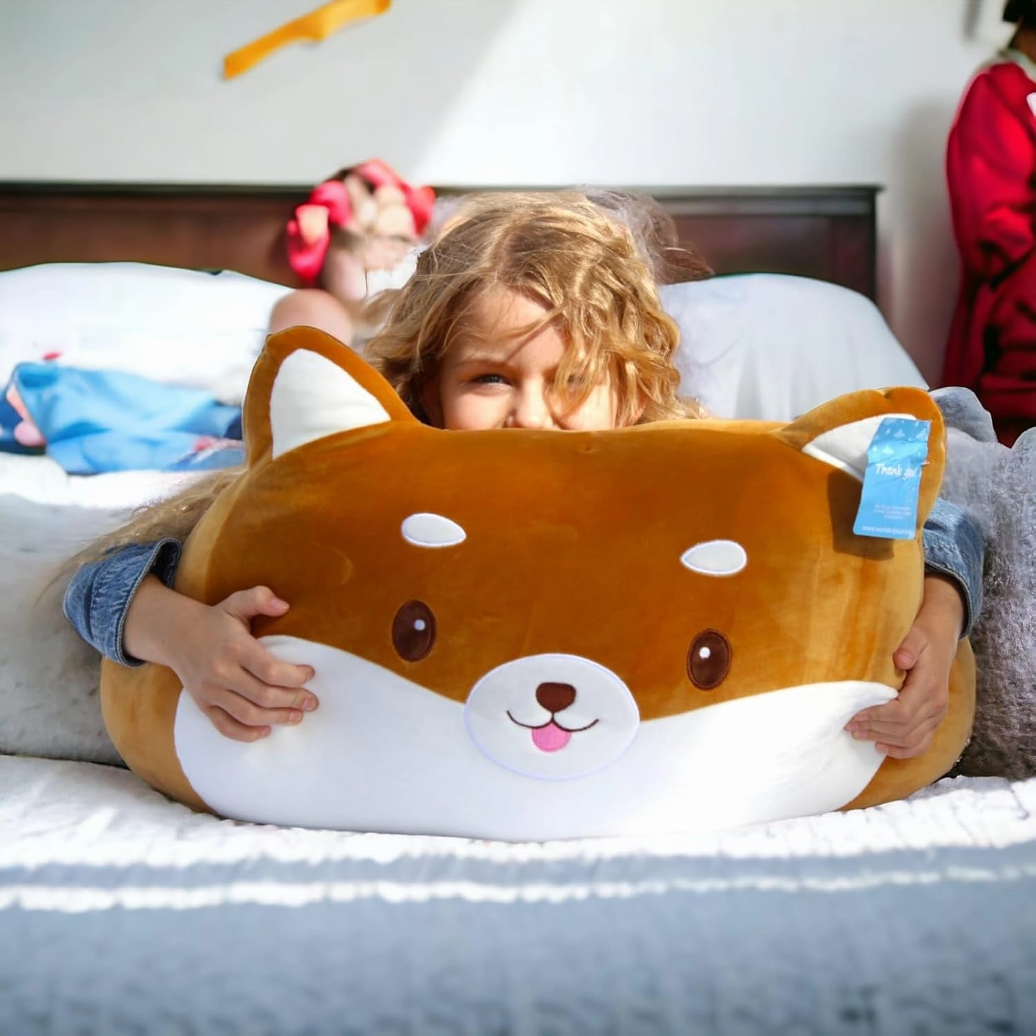 29-Inch Shiba Inu Plush – Giant Stuffed Animal, Squishy & Cuddly Plushie – Adorable Gift for Family & Friends