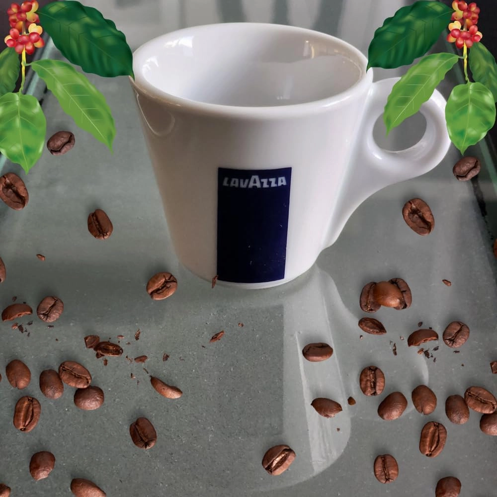 2oz Espresso Coffee Cups, Lavazza Classic Collection Set of 2 (Espresso)