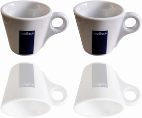 2oz Espresso Coffee Cups, Lavazza Classic Collection Set of 2 (Espresso)