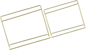 2pcs Mini Doll Clothes Rack Hangers for Dollhouse Accessories for Displaying Doll Clothing Style for Boys and Girls Birthdays and Festivals Compact Design for Mini Rooms
