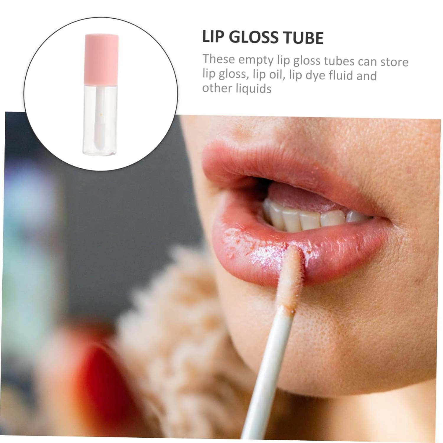 2sets Honey Melting Lip Tints Empty Lip Gloss Tubes Oil Bottles 10pcs*2