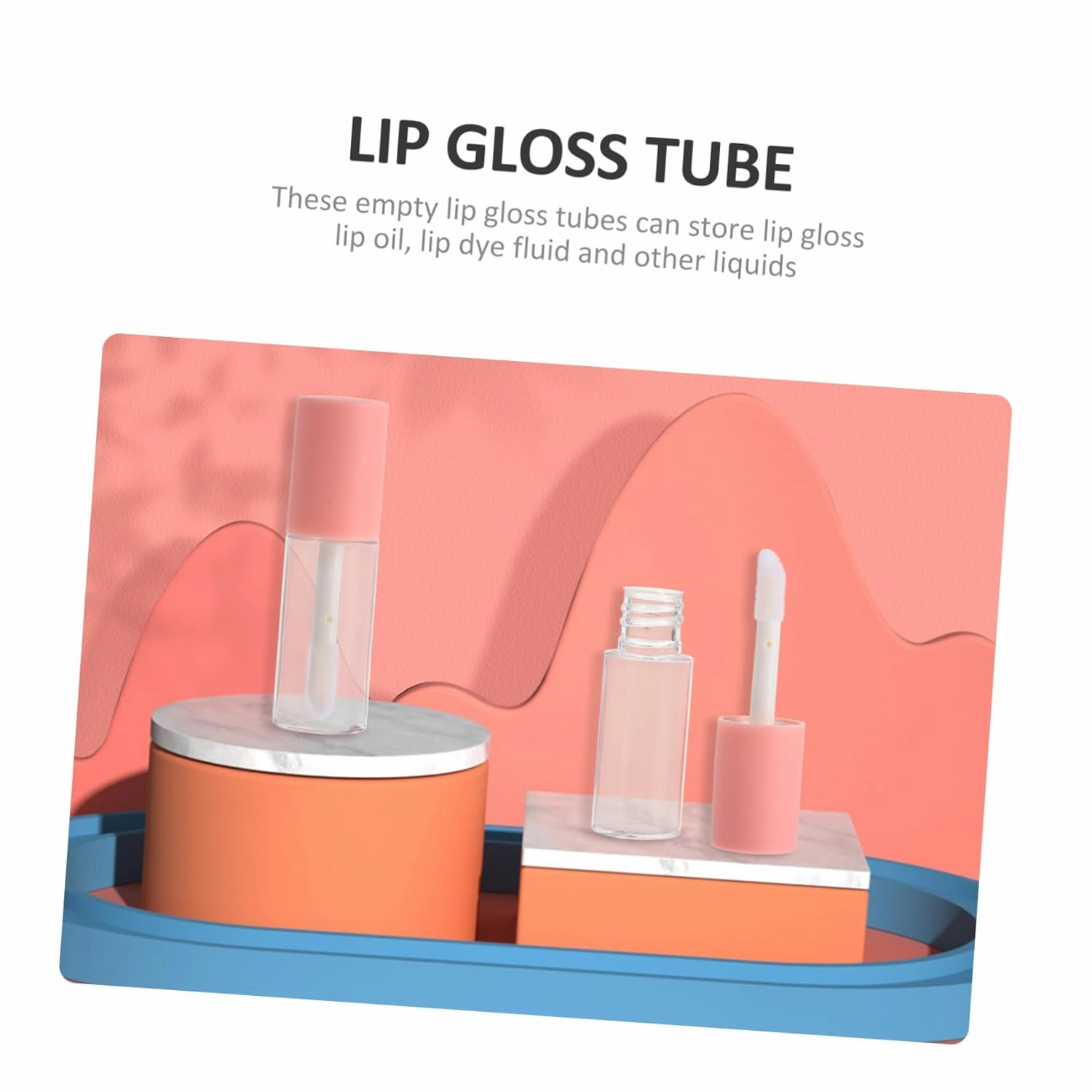 2sets Honey Melting Lip Tints Empty Lip Gloss Tubes Oil Bottles 10pcs*2