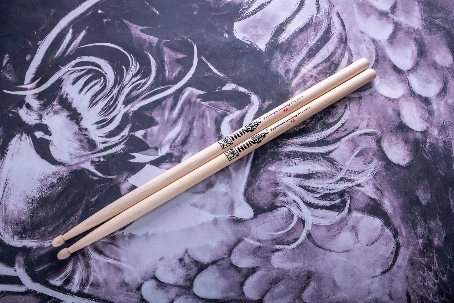 3-pairs Anti-slip Coating Drumstick,Classic 5A Drum Stick, Premium Hickory Drum Stick, Hard Wood Drum Stick,for Acoustic or Electronic Drum, weight and picth matched. High-end Drum Stick.