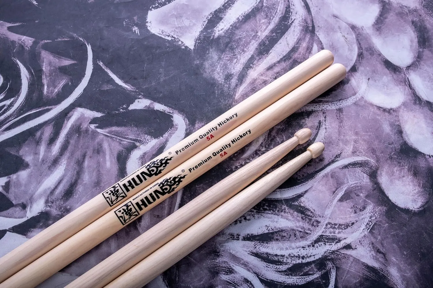 3-pairs Anti-slip Coating Drumstick,Classic 5A Drum Stick, Premium Hickory Drum Stick, Hard Wood Drum Stick,for Acoustic or Electronic Drum, weight and picth matched. High-end Drum Stick.