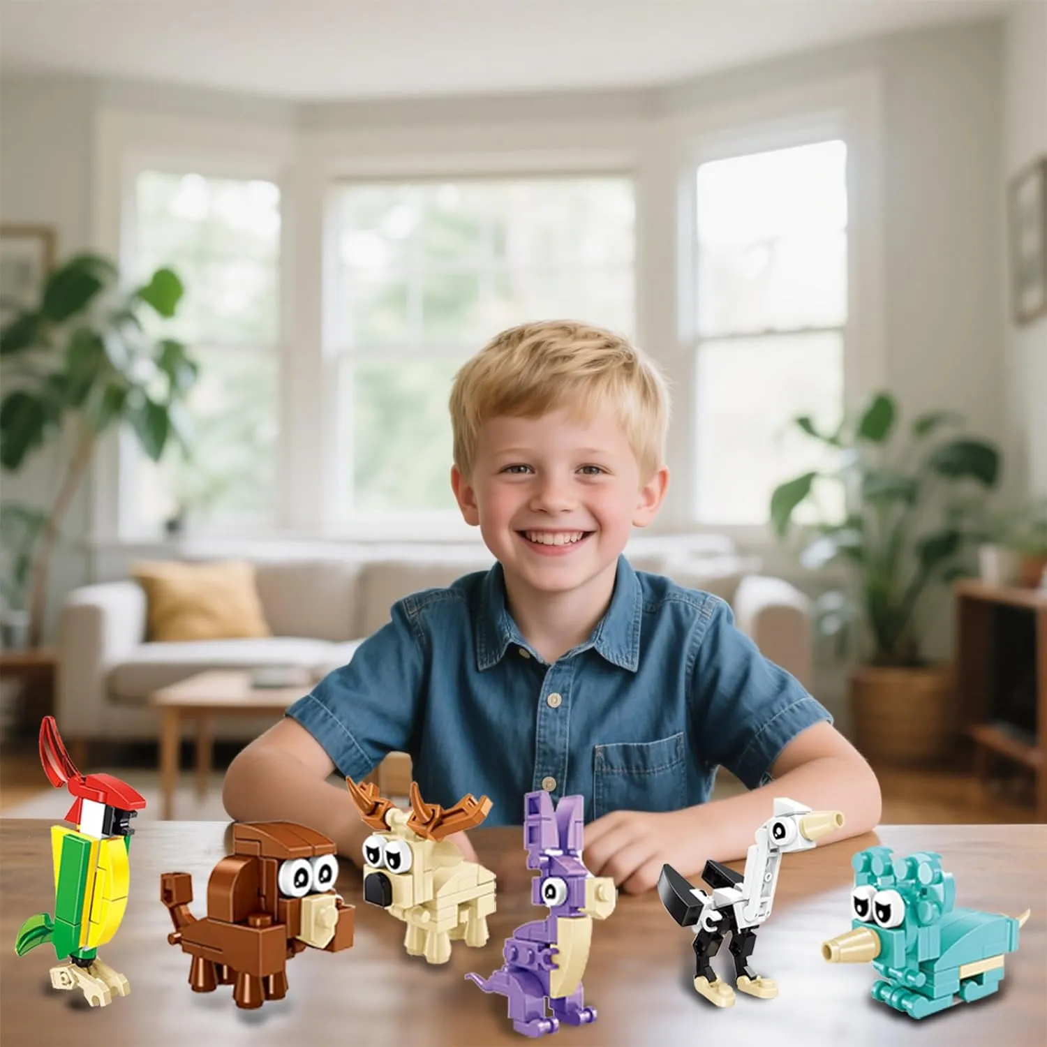 30 Pack Mini Animal Building Blocks Party Favors for Kids with 90 Models,Classroom Prizes,Birthday Gifts,Easter,Christmas,Valentine's Day Toys for Boys Girls Ages 6 