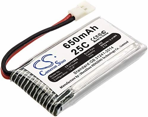 3.7V Battery Replacement for Hubsan H107C-A24 H107, H107C, H107D, H107D Mini, H107L, JXD385, X4 H107L