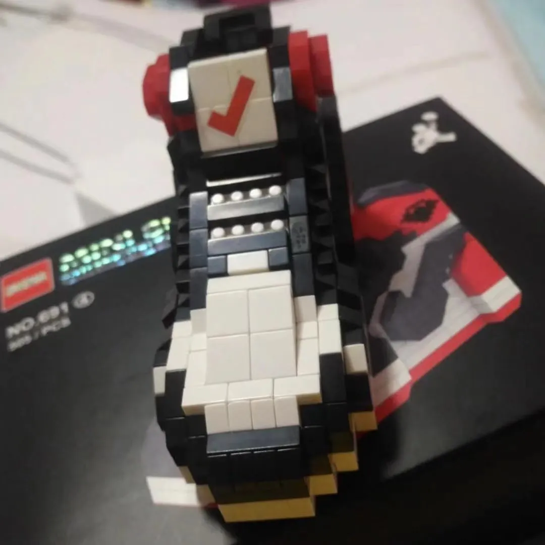 3D Mini Sneakers Blocks AJ4