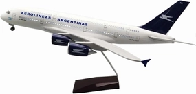 47cm for Argentinas A380 Model Aircraft Collection Displays Models Desktop Display Aircraft Models Hobby Display Model Miniatures Toy's Set(with Light)