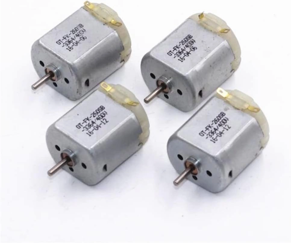 6pcs 260 DC Motor High Speed 1.5V-4.5V 3V 6V 6000rpm -17500rpmic Carbon Brush DIY Electric Engine Toy Car Fan