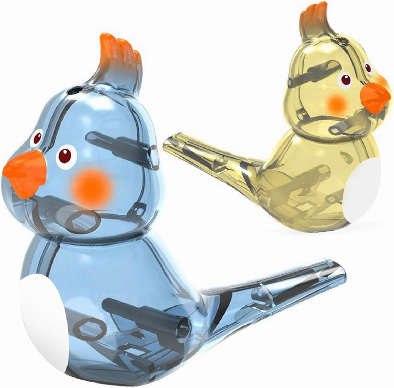 6xBird Water Whistle Novelty Creative Bird Call Toy Musical Instrument for Bath Play Fun Supplies Children Holiday Easter