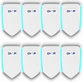 8Pack Air Ionizer for Home Negative Ion Air Purifier Plug In, Mini Filterless Air Freshener Quiet Air Cleaner Portable Air Purifiers Odors Smoke for Home Office, Bedroom, Bathroom