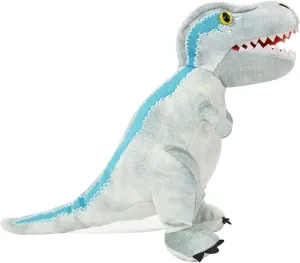 90542 Dinosaur Cuddly Toy T-Rex in Grey, Size Approx. 28 x 16 x 25 cm