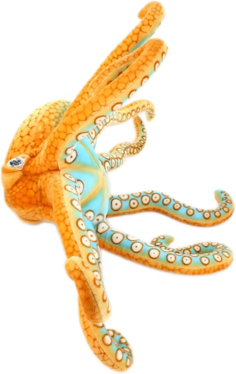 A-cool Giant Realistic Stuffed Marine Animals Soft Plush Toy Octopus for Womens Mens Adults,Orange,33.5" or 85CM,1PC