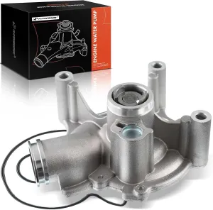 A-Premium Engine Water Pump W/O-Ring [fits SOHC, 4Cyl 1.6L] Compatible with Mini Cooper 2002 2003 2004 2005 2006 2007 2008, (W11B16A), [6-Impeller Vane, Reverse], Replace for# 1600-99541