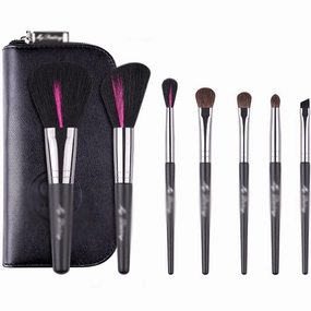 A Touch Of Red Series Makeup Brush Set Brush 7 Eye Shadow Brush Smudge Brush Loose Powder Brush Beginner