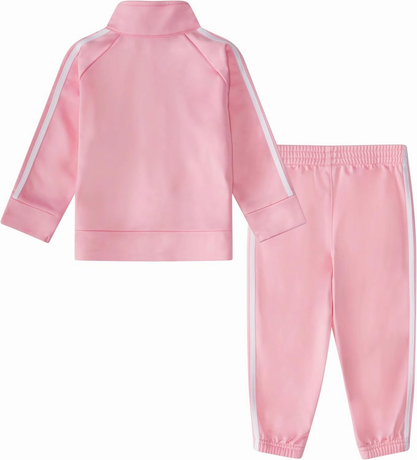 adidas Baby Girl's Zip Front Classic Tricot Jacket and Joggers Set