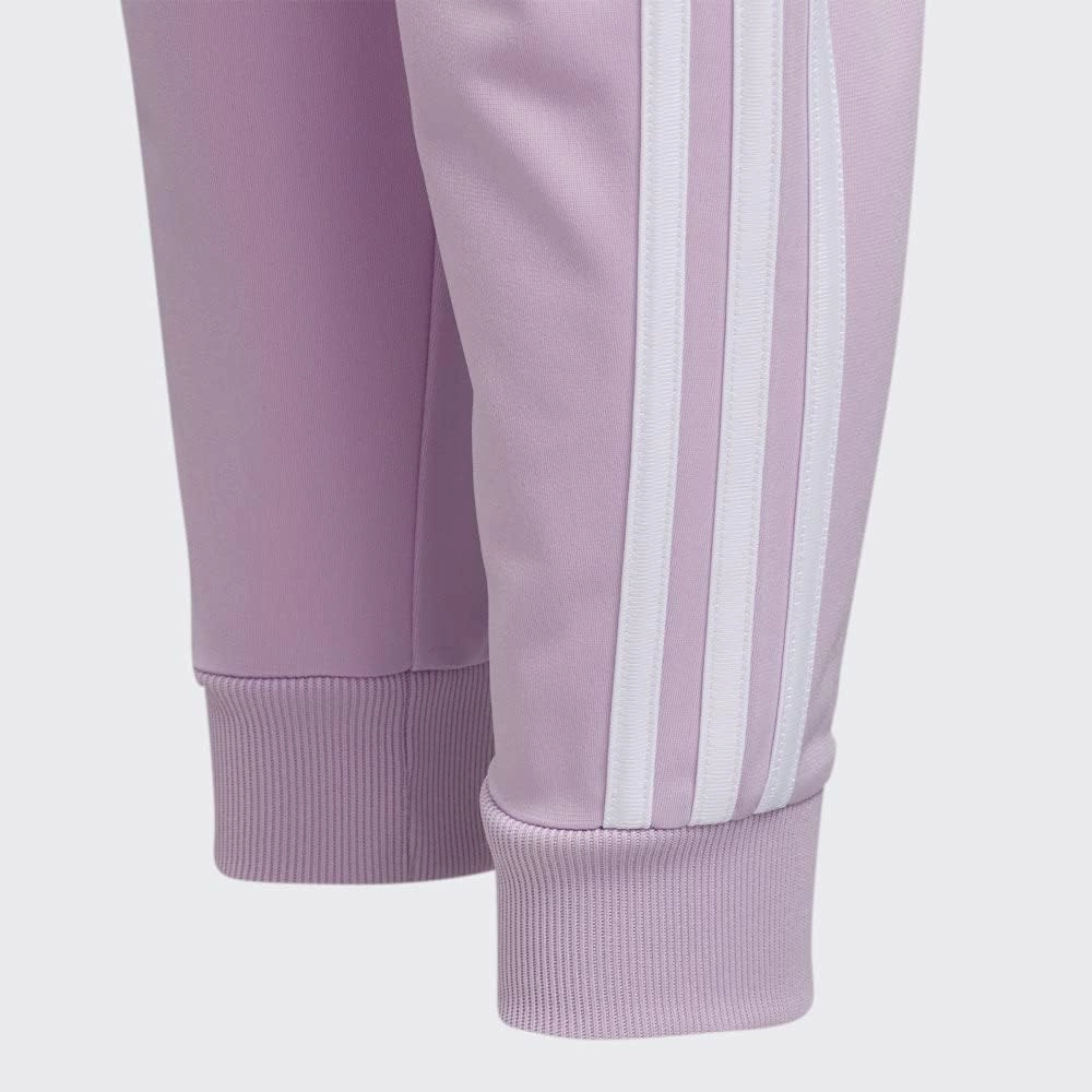adidas Girl's Zip Front Classic Tricot Jacket and Joggers Set