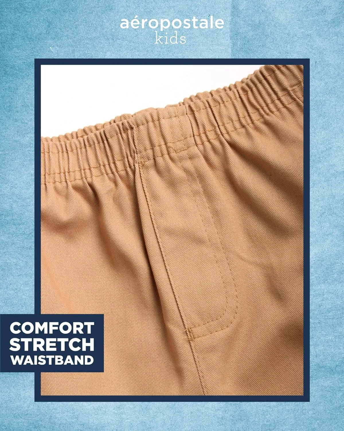 AEROPOSTALE Boys Short Sets - 2 Piece Short Sleeve Polo Shirt and Woven Cargo Shorts Summer Outfits for Boys (Sizes: 4-16)