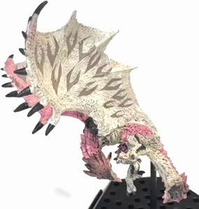 Aikens Co. Monster Pink Rathian Rosea Rathian Dragon Figure, Detailed Fantasy Creature Model, Pink and Beige Collectible Display Statue, Birthday Gift, Exchange Gifts, No Box