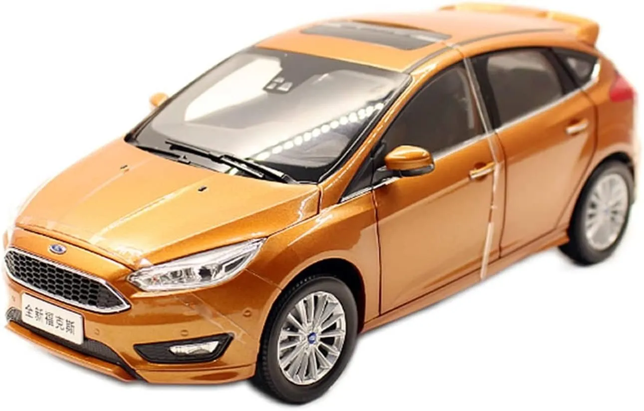 Alloy Resin Car Vehicle Model Fit for Ford Focus 2016 1 18 Alloy Car Model Adult Static Display Decoration Gift Festive Deluxe Gift
