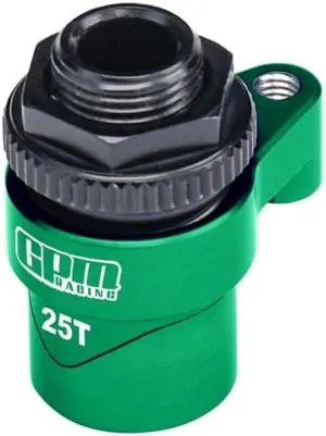 Aluminum 7075 Alloy 25T Servo Saver Set Horn With Built-In Spring For Traxxas 1:16 Mini Maxx 4WD 107154-1 / Mini XRT VXL-3S 108076-1 Monster Truck Upgrades - Green