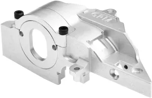 Aluminum 7075 Alloy Adjustable Gear Rotation Quick Release Motor Base for Traxxas 1:16 Mini Maxx 4WD 107154-1 / Mini XRT VXL-3S 108076-1 Monster Truck Upgrades - Silver