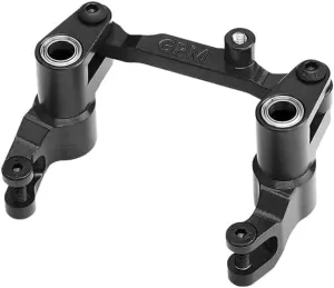 Aluminum 7075 Alloy Front Bellcrank Steering Assembly for Traxxas 1:16 Mini Maxx 4WD 107154-1 / Mini XRT VXL-3S 108076-1 Monster Truck Upgrades - Black