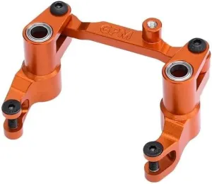 Aluminum 7075 Alloy Front Bellcrank Steering Assembly for Traxxas 1:16 Mini Maxx 4WD 107154-1 / Mini XRT VXL-3S 108076-1 Monster Truck Upgrades - Orange