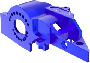 Aluminum 7075 Alloy Integrated Motor Base (Original) for Traxxas 1:16 Mini Maxx 4WD 107154-1 / Mini XRT VXL-3S 108076-1 Monster Truck Upgrades - Blue