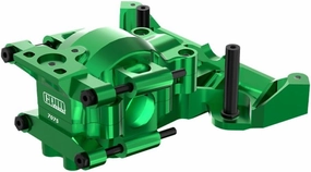 Aluminum 7075 Alloy Front Upper and Lower Bulkhead for Traxxas 1:16 Mini Maxx 4WD 107154-1 / Mini XRT VXL-3S 108076-1 Monster Truck Upgrades - Green