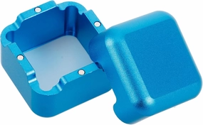 Aluminum Pool Chalk Holder with Reliable Clip Versatile Billiard Chalk Case for Storing Nonmagnetic Design for Secure Use During Games