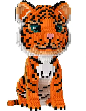 Animal Tiger Micro Building Blocks Set（6488PCS） Gift for Adults and Kids