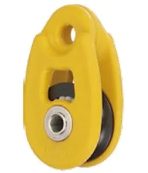 Antal Mini Snatch Blocks (Yellow), Sheave D 32 With Shackle