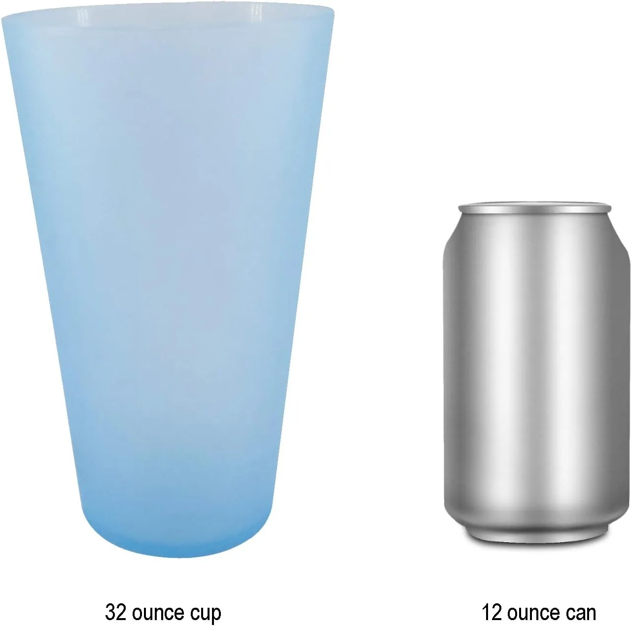 AOYITE Large Plastic Cups Reusable - 32 oz Water Tumblers Unbreakable Drinking Glasses set of 12 - BPA Free Dishwasher Safe Big Plastic Cups for Kids Kitchen Camping Party Outdoor