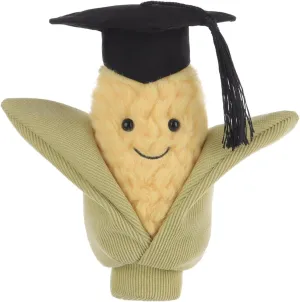 Apricot Lamb Graduated Corn Food Plush Stuffed Animals for Kids, Soft Cute Plush Toys for Baby Girl and Boy, Fluffy Graduated Corn Yellow