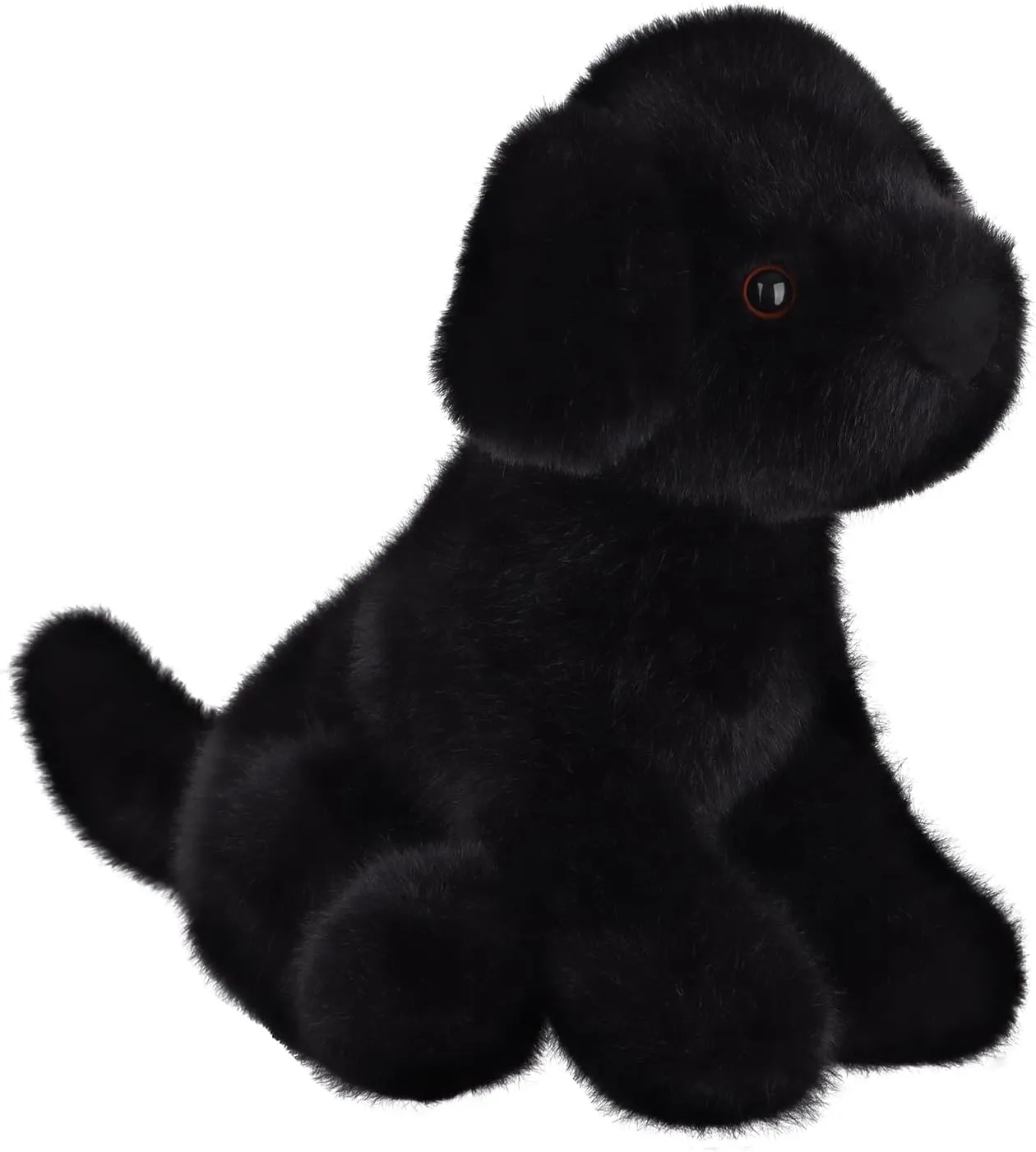 Apricot Lamb Toys Plush Black Docile Labrador Puppy Dog Stuffed Animal Soft Cuddly Perfect for Kids 7.5 Inches