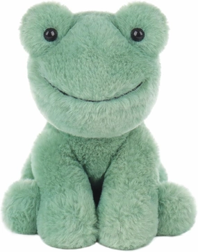 Apricot Lamb Soft Cuddly Green Plush Frog Stuffed Animal Perfect for Child - 8 Inches