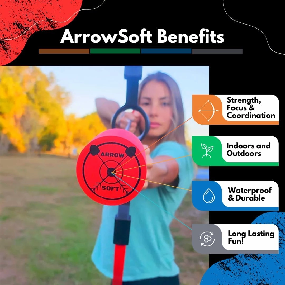 Archery Ultimate Game Set (Single Target Youth Bow Set)