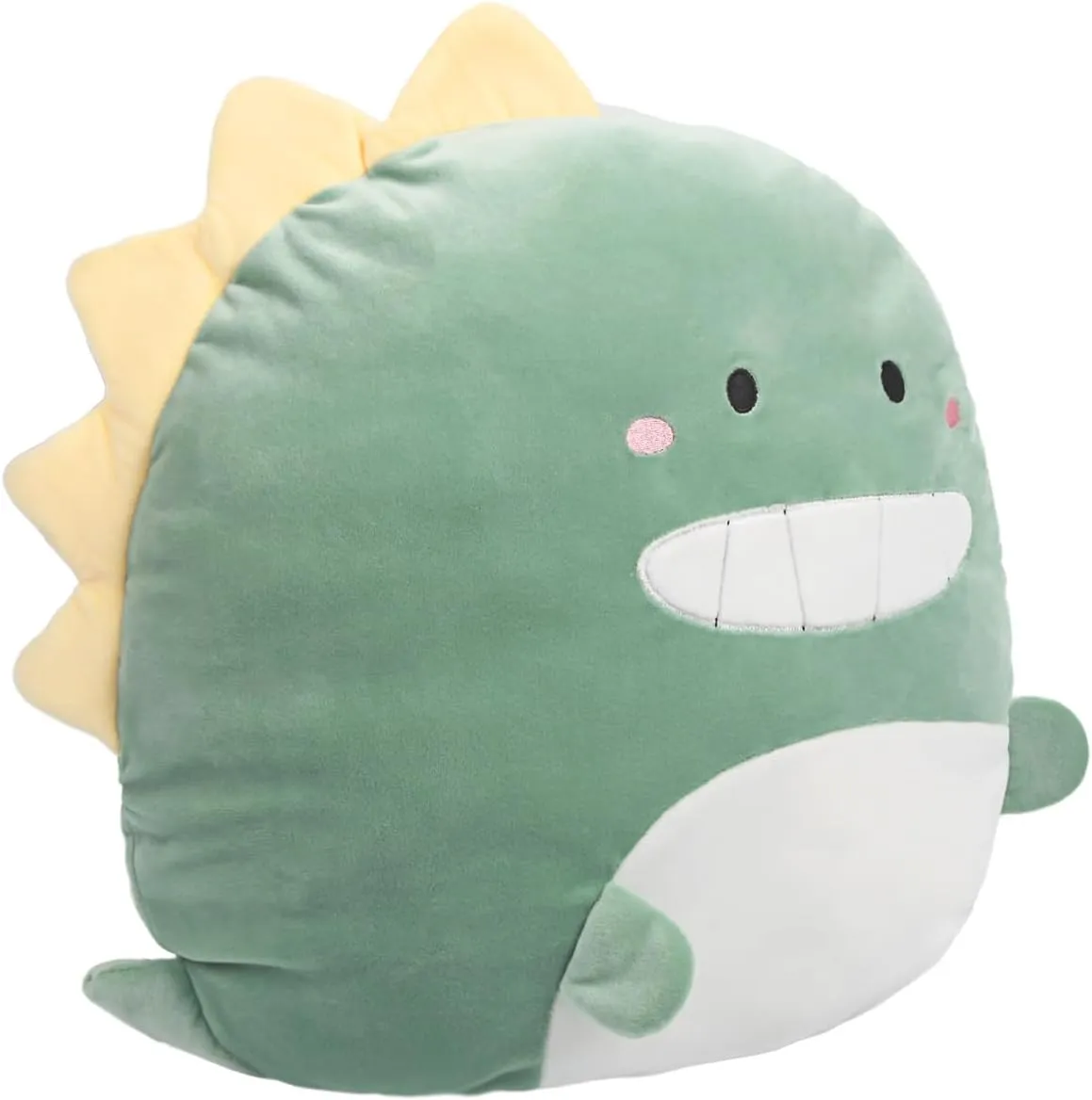 ARELUX 16in Soft Dinosaur Anime Plush Pillow Cute Stuffed Animal Plush Toy Kawaii Plushies Room Decor Christmas Decorations Gifts for Women Kids Birthday/Big Kid